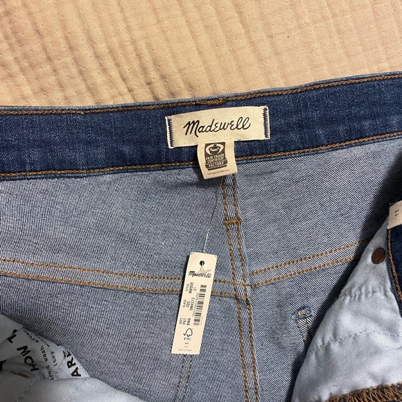 NWT Madewell 10” High Rise Jeans in Bradshaw Wash Size 31 - Picture 4 of 5